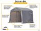 ShelterLogic Shed-in-a-Box 8 x 8 x 8 ft Peak Gray - Image 6