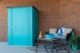 Spacemaker Patio Shed, 4x3, Teal and Anthracite - Image 7