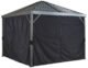 Sojag Curtains for Sanibel 10 x 10 ft Black – Gazebo Not Included