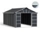 Canopia by Palram Yukon 11 ft. x 17 .2 ft. Garage Shed Kit - Dark Grey - Image 7