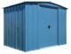 Arrow Classic Steel Storage Shed, 8×6, Blue Grey