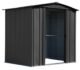 Arrow Classic Steel Storage Shed, 6x5, Charcoal - Image 6