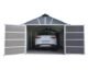 Canopia by Palram Yukon 11 ft. x 13 ft. Garage Shed Kit - Dark Grey - Image 3