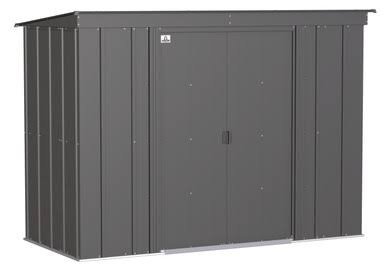 Arrow Classic Steel Storage Shed, 8×4, Charcoal Arrow Classic Steel Storage Shed, 8×4, Charcoal