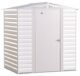 Arrow Select Steel Storage Shed, 6×5, Flute Grey