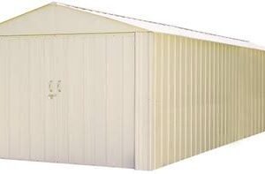 Commander 10 x 30 ft. Steel Storage Building Eggshell