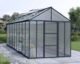Canopia by Palram Glory 8 ft. x 20 ft. Greenhouse Kit – Grey Structure & Frost Multi Wall Panels