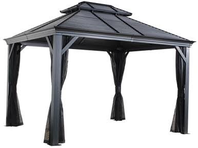Sojag Mykonos II Double Roof Gazebo 10 x 14 ft Sojag Mykonos II Double Roof Gazebo 10 x 14 ft