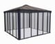 Canopia Ledro Enclosed Gazebo, 10' X 10', Gray/Bronze - Image 3
