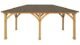 Yardistry Meridian Gazebo with Cedar Wood & Aluminum Roof (12 ft. x 20 ft.) - Image 4