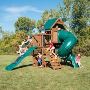 Swing-N-Slide Denali Tower Wood Complete Play Set