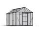 Canopia by Palram Glory 8 ft. x 16 ft. Greenhouse Kit – Grey Structure & Frost Multi Wall Panels
