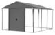 Ironwood Steel Hybrid Shed Kit 10 x 12 ft. Galvanized Anthracite - Image 2