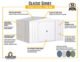 Arrow Classic Steel Storage Shed, 10x8, Flute Grey - Image 2