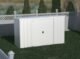 Arrow Classic Steel Storage Shed, 10x4, Flute Grey - Image 6