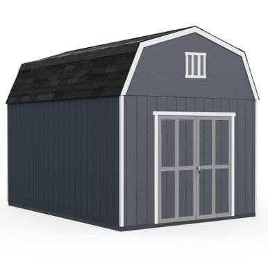 Handy Home DIY Braymore 10 ft. x 14 ft. Wooden Storage Shed with Flooring Included Handy Home DIY Braymore 10 ft. x 14 ft. Wooden Storage Shed with Flooring Included