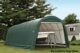 ShelterCoat 15 x 28 ft. Wind and Snow Rated Garage Round Green STD