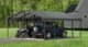 Arrow Powder Coated Steel Carport 20 ft. x 20 ft. - Charcoal - Image 5