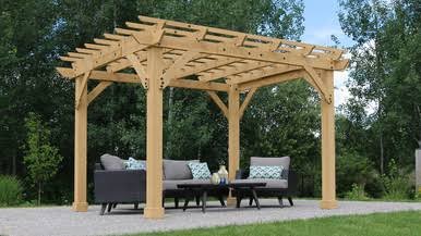 Yardistry Meridian Pergola with Premium Cedar Lumber (10 ft. x 12 ft.) Yardistry Meridian Pergola with Premium Cedar Lumber (10 ft. x 12 ft.)