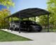 Canopia by Palram Arcadia 12 ft. x 28 ft. Carport Kit - Grey Structure & Twin Wall Panels - Image 4
