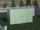 Arrow Classic Steel Storage Shed, 10x4, Sage Green - Image 7