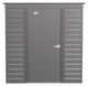 Arrow Select Steel Storage Shed, 6x4, Charcoal - Image 6