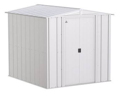 Arrow Classic Steel Storage Shed, 6×7, Flute Grey Arrow Classic Steel Storage Shed, 6×7, Flute Grey