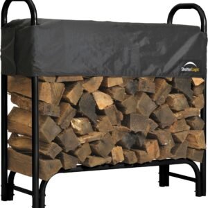 ShelterLogic Heavy Duty Firewood Rack with Cover