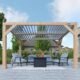 Yardistry 10' x 12' Meridian Wood Room with Louvered Roof - Image 6