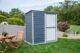 Shed-in-a-Box Steel Storage Shed 6 x 4 ft. Galvanized Charcoal/Cream - Image 7