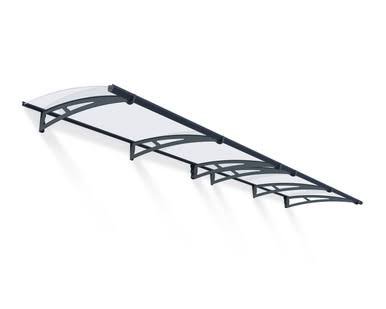 Canopia by Palram Aquila 4100 Door & Window Awning, 14′ L x 3′ W x 6.9″ H – Gray Structure/Clear Panels Canopia by Palram Aquila 4100 Door & Window Awning, 14′ L x 3′ W x 6.9″ H – Gray Structure/Clear Panels