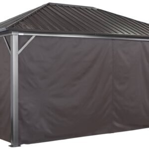 Sojag Curtains for Genova 12 x 16 ft Brown – Gazebo Not Included