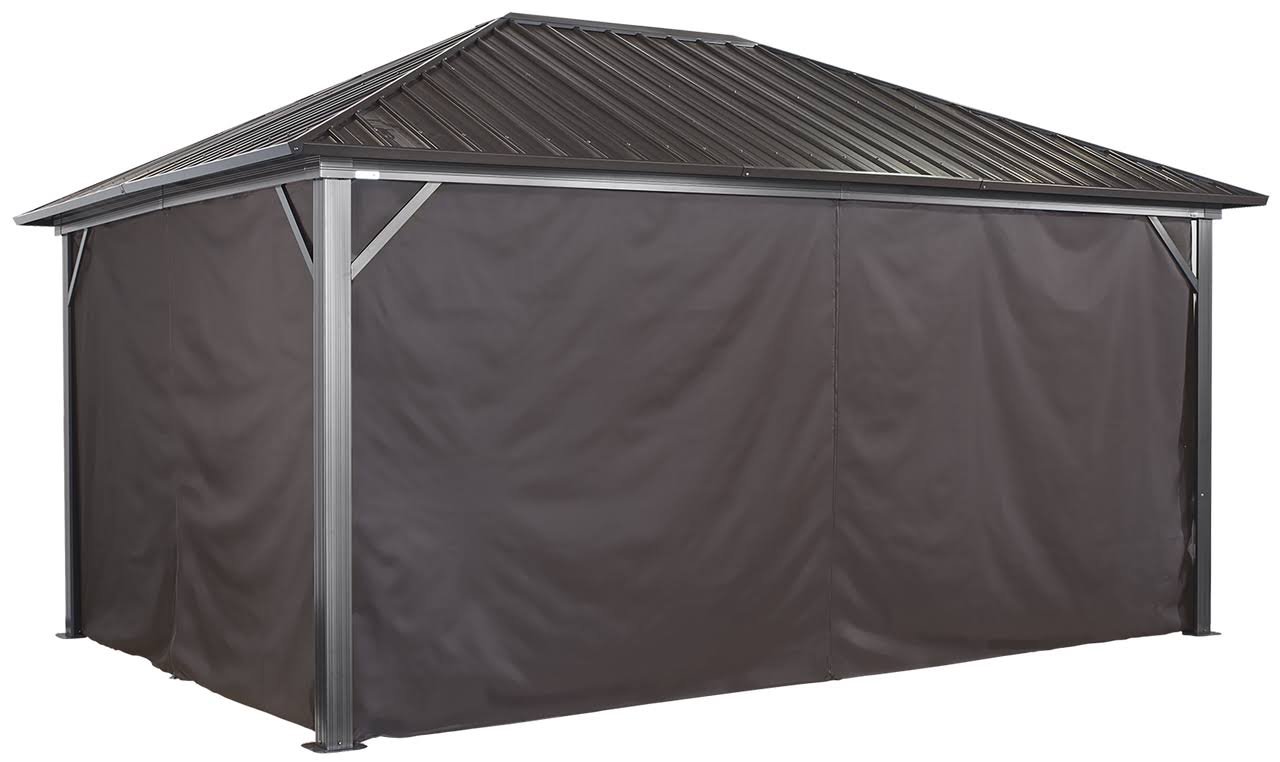 Sojag Curtains for Genova 12 x 16 ft Brown – Gazebo Not Included Sojag Curtains for Genova 12 x 16 ft Brown – Gazebo Not Included