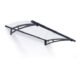 Canopia by Palram Aquila 1500 5 ft. x 3 ft. Door Awning Kit – Grey Structure & Clear Panels
