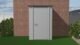 Spacemaker Patio Shed, 4x3, Flute Grey and Anthracite - Image 4