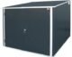 Duramax Bicycle Storage Shed Anthracite w/White Trim - Image 2