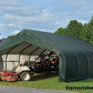 ShelterCoat 18 x 24 ft. Garage Peak Green STD
