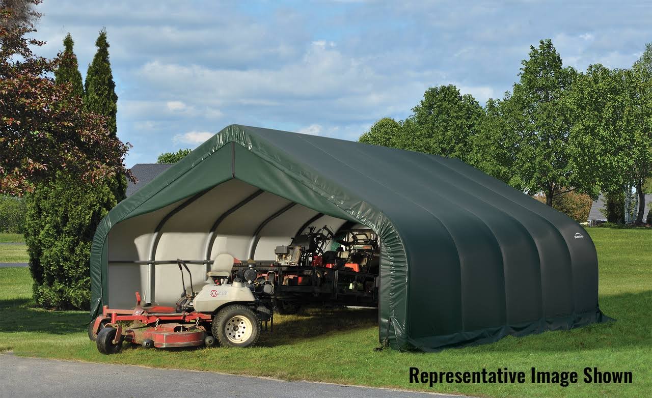 ShelterCoat 18 x 24 ft. Garage Peak Green STD ShelterCoat 18 x 24 ft. Garage Peak Green STD