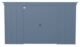 Arrow Classic Steel Storage Shed, 10x4, Blue Grey - Image 3