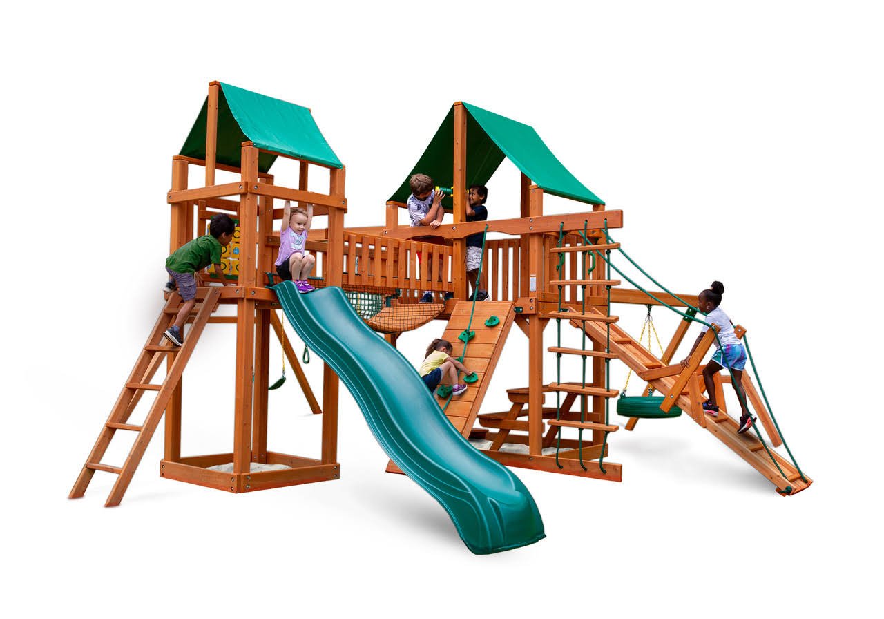 Gorilla Playsets Pioneer Peak Swing Set Gorilla Playsets Pioneer Peak Swing Set