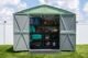 Arrow Select Steel Storage Shed, 10x8, Sage Green - Image 7