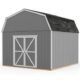 Handy Home DIY Hudson 12 ft. x 12 ft. Wooden Storage Shed with Flooring Included - Image 5