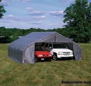 ShelterCoat Garage 22 x 24 x 11 ft. Peak Standard Grey