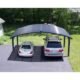 Canopia By Palram Arizona Double Wings 16ft. x 19 ft. Carport Kit - Grey Structure & Corrugated Solar Grey Panels - Image 6