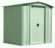 Arrow Classic Steel Storage Shed, 6×5, Sage Green