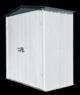 Spacemaker Patio Shed, 6x3, Flute Grey and Anthracite - Image 4