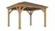 Yardistry Meridian Gazebo with Cedar Wood & Aluminum Roof (11 ft. x 13 ft.) - Image 3