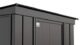 Arrow Classic Steel Storage Shed, 6x4, Charcoal - Image 6