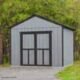 Handy Home DIY Astoria 12 ft. x 12 ft. Wooden Shed with Onyx Black Shingles - Image 3