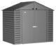 Arrow Select Steel Storage Shed, 8×6, Charcoal